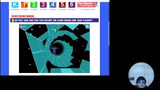 Aadit plays 'Electron Dash' on MathPlayground.com