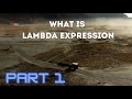 Lambda Expression in Java 8: What is Lambda Expression, Why we need it and how to make use of them.
