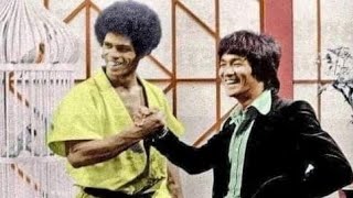 Bruce Lee and Jim Kelly