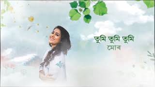 TUMI TUMI MUR  ll Papori Gogoi  Gitartha Girin ll   Lyrical video 2023 1080p