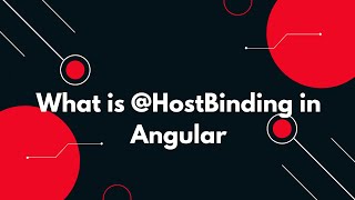 #43 🌟 Angular 19 Tutorial: Mastering @HostBinding for Dynamic Properties 🚀