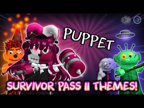 All Pack 11 Survivor Pass Skin Themes [Roblox Puppet]