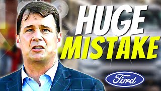 HUGE NEWS - Ford CEO Had Enough!