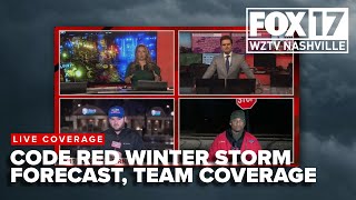 Winter Storm Watch: Sunday's Code Red Forecast, Team Coverage