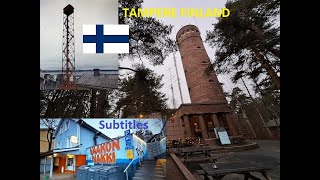 Tampere Finland. November 2024. Santalahdenaukiosta Pyynikin näkötornille!