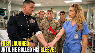 Marines Laughed at the Nurse's Tattoo — Until the USMC Commander Rolled up His Sleeve