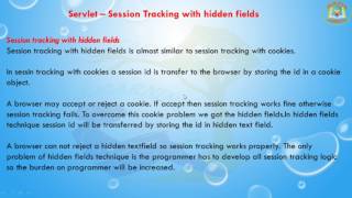 Lesson - 28 : Servlet - Session tracking with Hidden Fields