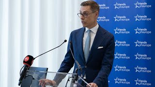 Friends of Europe | In Conversation With Alexander Stubb, President of the Republic of Finland