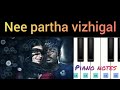 Nee partha vizhigal song piano notes #three #dhanush #anirudh #perfectpiano #walkband  #pianonotes