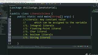 What are Java literals, Integer literals in java | Java tutorial for beginners part 4.