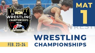 2024 BCSS Wrestling Championships 🤼 Day 1 | Mat 1 [Feb 23, 2024]