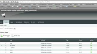 CMS Made Simple -- Managing Content