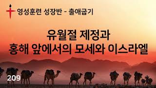 209. 바른영성훈련 성장반 출애굽기 - 유월절 제정과 홍해 앞에서의 모세와 이스라엘 - 서사라 목사님