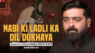 Ayyam E Fatima Noha 2024 | Nabi Ki Laadli Ka Dil Dukhaya | Shabih Abbas Arfi | Bibi Fatima Noha 2024
