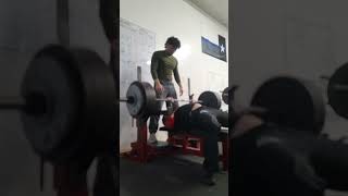 390lb Close Grip Bench w/ slingshot x3