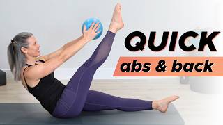 Abs & Back Pilates with a Ball