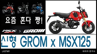 신형 GROM / MSX125 요즘 혼다 짱 입니다. 바이크연구소