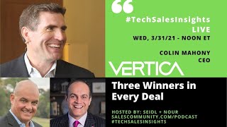 Sales Community #TechSalesInsights - Three Winners in Every Deal with Colin Mahony