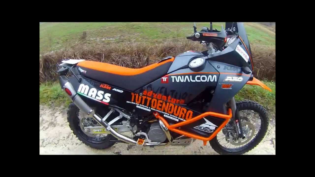 2014 Ktm 990 Adv Full 2in1 Massmoto Exhaust By Tuttoenduro - YouTube