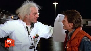 Back to the Future (1985) - The DeLorean Scene | Movieclips