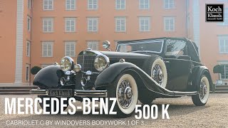 KOCH KLASSIK // Mercedes-Benz 500K Cabriolet C 1935 drive and sound