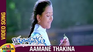 Kotha Bangaru Lokam Movie Songs | Aamane Thakina Full Video Song | Varun Sandesh |Swetha Basu Prasad