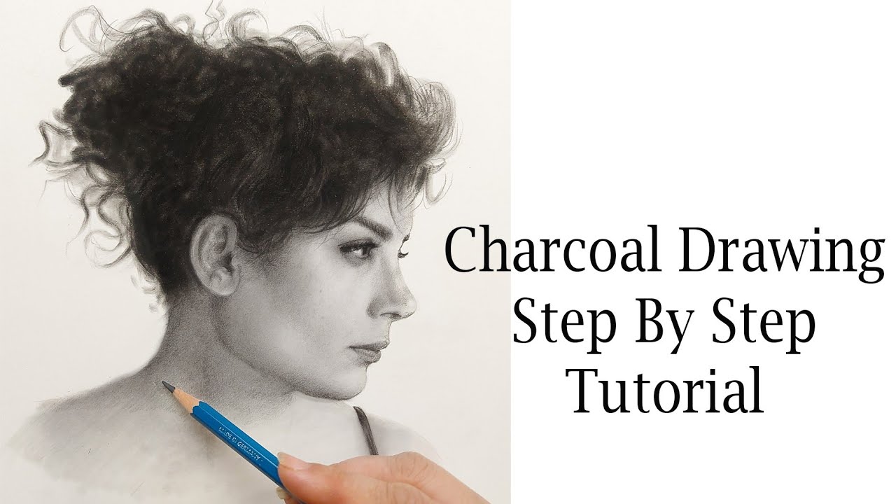 30 Minutes Charcoal Drawing Tutorial Youtube