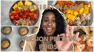 🍕 WHAT I EAT IN A DAY 🧁 | VERSION PERTE DE POIDS (Recettes rapide, simple et surtout healthy)