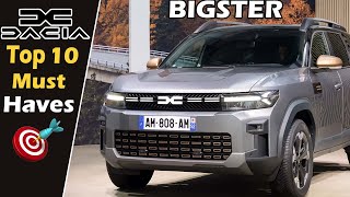 Dacia Bigster 2025 Top 10 Must Have Accessories!