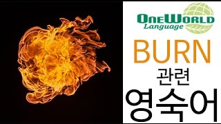 [영숙어/IDIOM] BURN 관련 숙어! 영어회화의 달인되기 / 영어표현 / 관용어구 정복