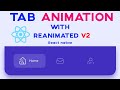Bottom Tabbar Animation Challenge on React Native UI & Tapgestures + Reanimated