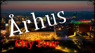 Aarhus, (Århus) Jutland,  (Jylland), Denmark (City Tour) walking and cycling.. GoPro