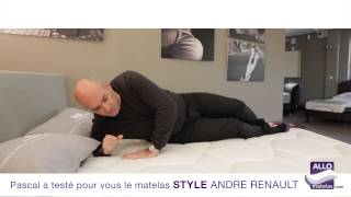 Matelas NEO STYLE ANDRE-RENAULT  testé par Pascal #allomatelas