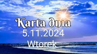 Tarot 😘Karta dnia 5.11.2024 😘Wtorek 😘Wszystkie znaki zodiaku