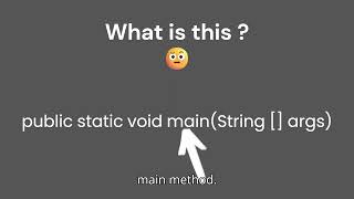 What Does 'public static void main' ACTUALLY Mean? (Java Explained!)