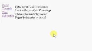 PHP Tutorials // Dynamic Pages (Part 3/3)