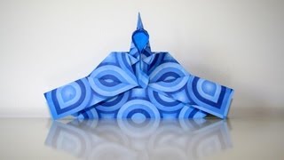 Origami tutorial - Emperor by Momotani Yoshihide