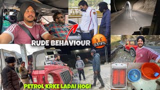 Petrol Pump Te Ladai Ho chali c 😱 Himachal Police Rude behaviour | Road Trip On Thar