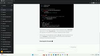 Tornado is a relatively simple non blocking web server framework written in Python can somewhat expl