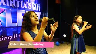 DKHAR SISTER FROM DEMTHRING MEGA AUDITION FOR JAINTIA GOT TALENT SEASON 5 AT PANALIAR JOWAI..