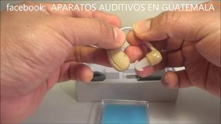 VIDEO APARATO AUDITIVO (POTENTE) DETRÁS DE LA OREJA GUATEMALA