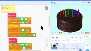 Binary Birthday Cake - 3 functions with explanation