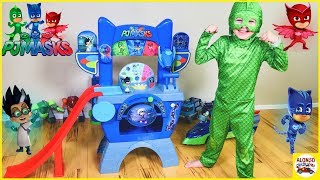 PJ Masks Save the Day HQ hand the control center to activate Mission Computer New PJ Masks huge Toy