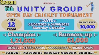 UNITY GROUP CHIKHLI SEASON -15 | 2023 | FINAL DAY