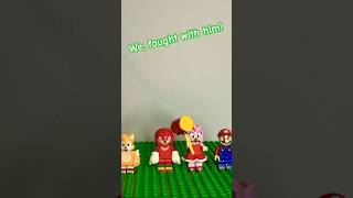 We fought with him! #just4fun #lego #sonic #mario #cool #shorts #funny #nintendo #sega #stopmotion