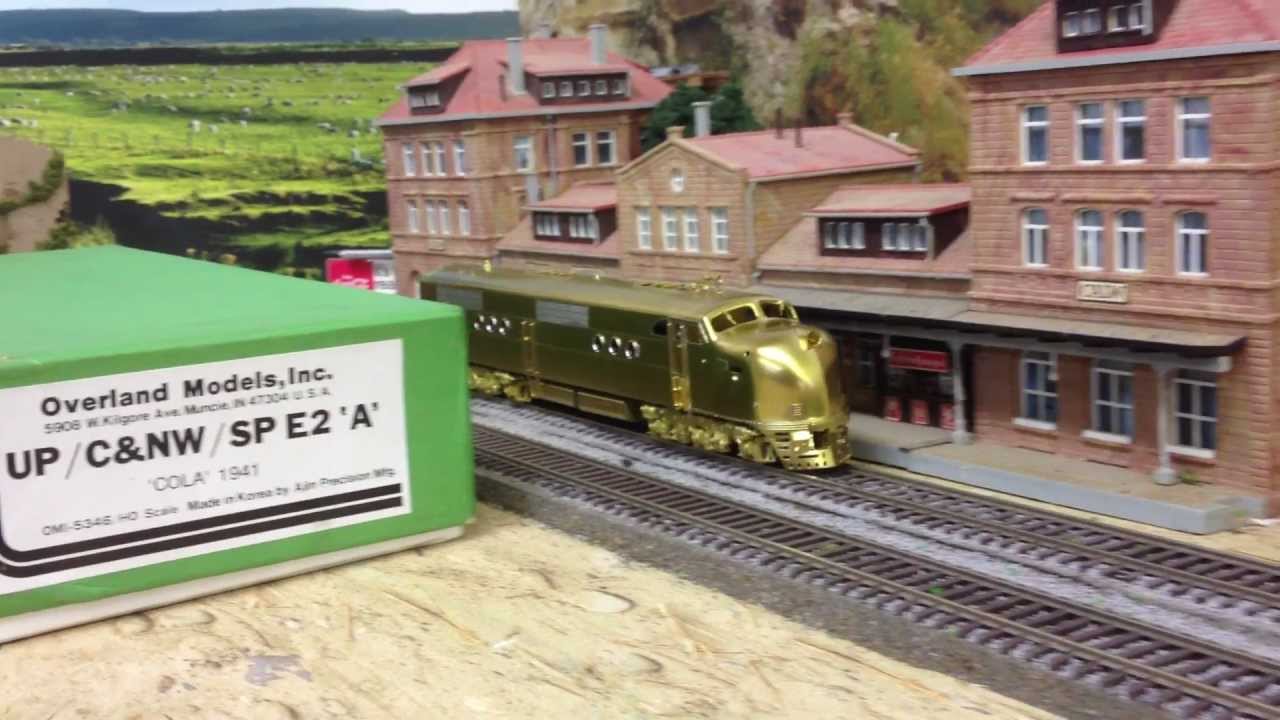 Overland BRASS UP/C&NW/SP E2 B Cola E2 'A' Diesel Locomotive HO Scale ...