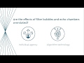 Filter bubbles, echo chambers and the impact on how people form their social and political views