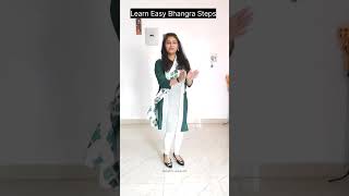 Easy and Basic Bhangra Steps | Easy dance steps for beginners | Easy Wedding Dance #shorts