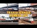 DUA LOKOMOTIF !!! Kompilasi Kereta Api & Lokomotif Traksi Ganda (Bagian 1)