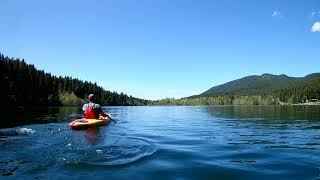 KAYAKING ON  KAMLOOPS LAKE  AND HEFFLEY LAKE